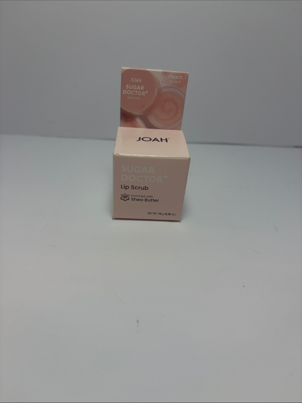 J.O.A. Sugar Doctor Lip Scrub - Peach / Pale Pink Packaging
